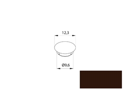 Накладка ПВХ ZP10-3,5-08 темно-коричневый